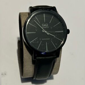 Black Quartz Men's Watch